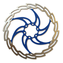 Cyclotech Ninja remschijf 180 mm, Blauw