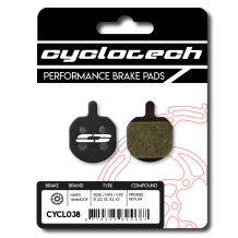 Hayes Sole - MX3 - CX5 remblokken organisch,  Cyclotech Prodisc Kevlar.