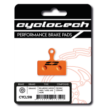 Extreem stille remblokken voor Elvedes MP1000 Postmount, Cyclotech Prodisc Ceramic