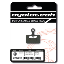 TRP Hylex RS Flat mount remblokken organisch, Cyclotech Prodisc Kevlar.