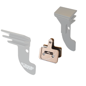 Cyclotech Subzero Metal REFILL remblokken voor o.a. Shimano SLX DEORE BR-M525