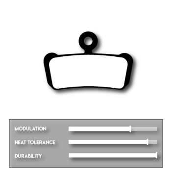 Avid XO Trail - Sram Guide REFILL remblokken sintered, Cyclotech Subzero Metal.