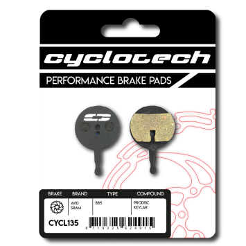 Avid BB5 remblokken organisch, Cyclotech Prodisc Kevlar.