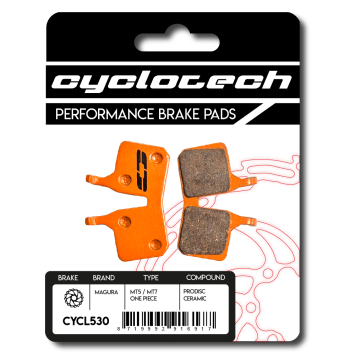 Magura MT5 - MT7 - CT5 8.1 remblokken organisch, Cyclotech Prodisc Kevlar.