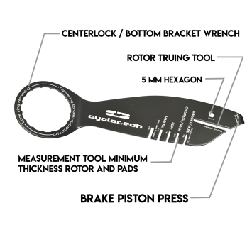 Cyclotech Disc Brake Multitool Pro
