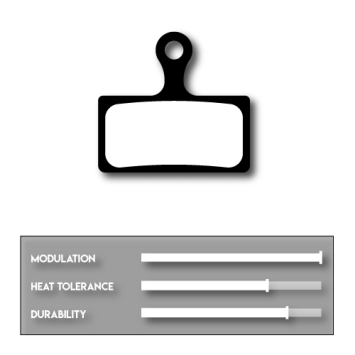 Cyclotech Subzero Kevlar REFILL remblokken voor o.a. Shimano XT - XTR - SLX - DEORE