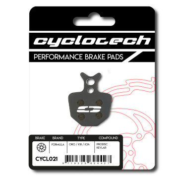 Formula Oro - K18 - K24 remblokken organisch, Cyclotech Prodisc Kevlar.