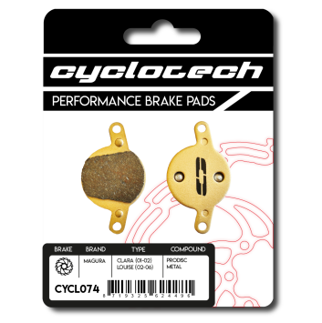 Magura Clara (01-02) + Louise (02-06) Remblokken sintered, Cyclotech Prodisc Metal.