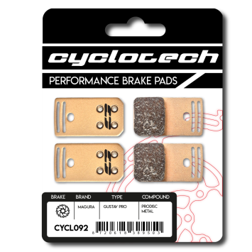 Magura Gustav Pro remblokken sintered, Cyclotech Prodisc Metal