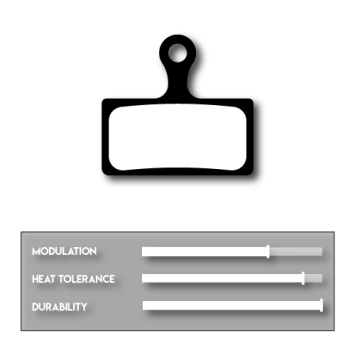 Cyclotech Subzero Metal REFILL remblokken voor o.a. Shimano XT - XTR - SLX - DEORE