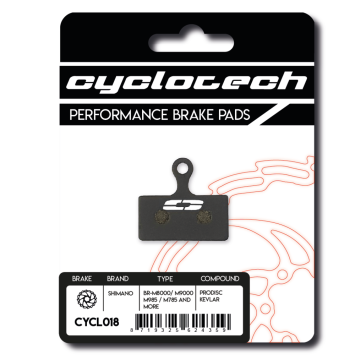 Kevlar remblokken voor Elvedes MP1000 Postmount, Cyclotech Prodisc Kevlar