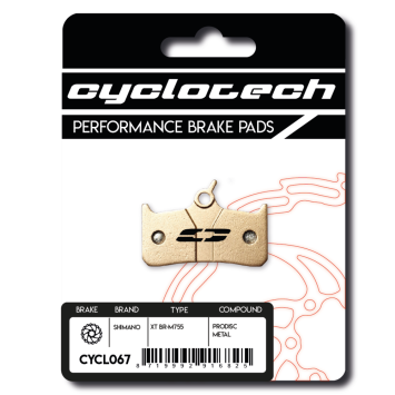Cyclotech Prodisc Metal remblokken voor Shimano Deore XT BR-M 755