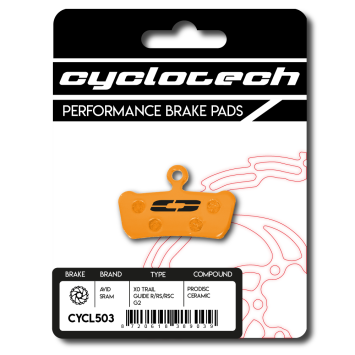 Avid X0 Trail - Sram Guide remblokken, Keramisch. Cyclotech Prodisc Ceramic