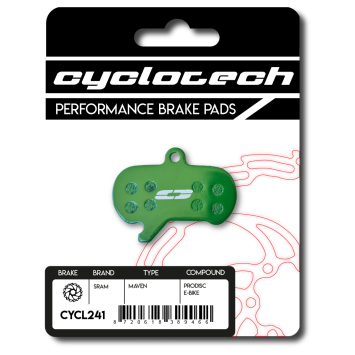 Sram Maven remblokken, E-bike. Cyclotech Prodisc E-bike