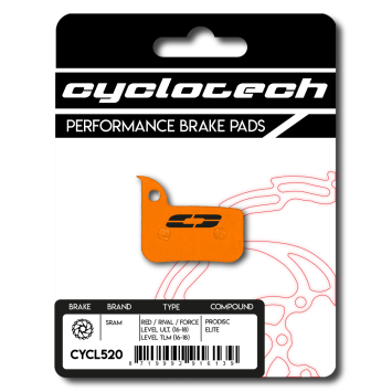 Sram Red - Rival - Force - Hydro - Level remblokken keramisch, Cyclotech Prodisc Ceramic