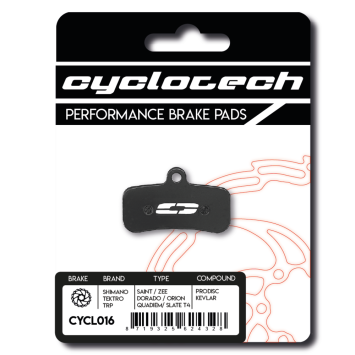 Urban Arrow remblokken Tektro 4 zuiger organisch, Cyclotech Prodisc Kevlar.